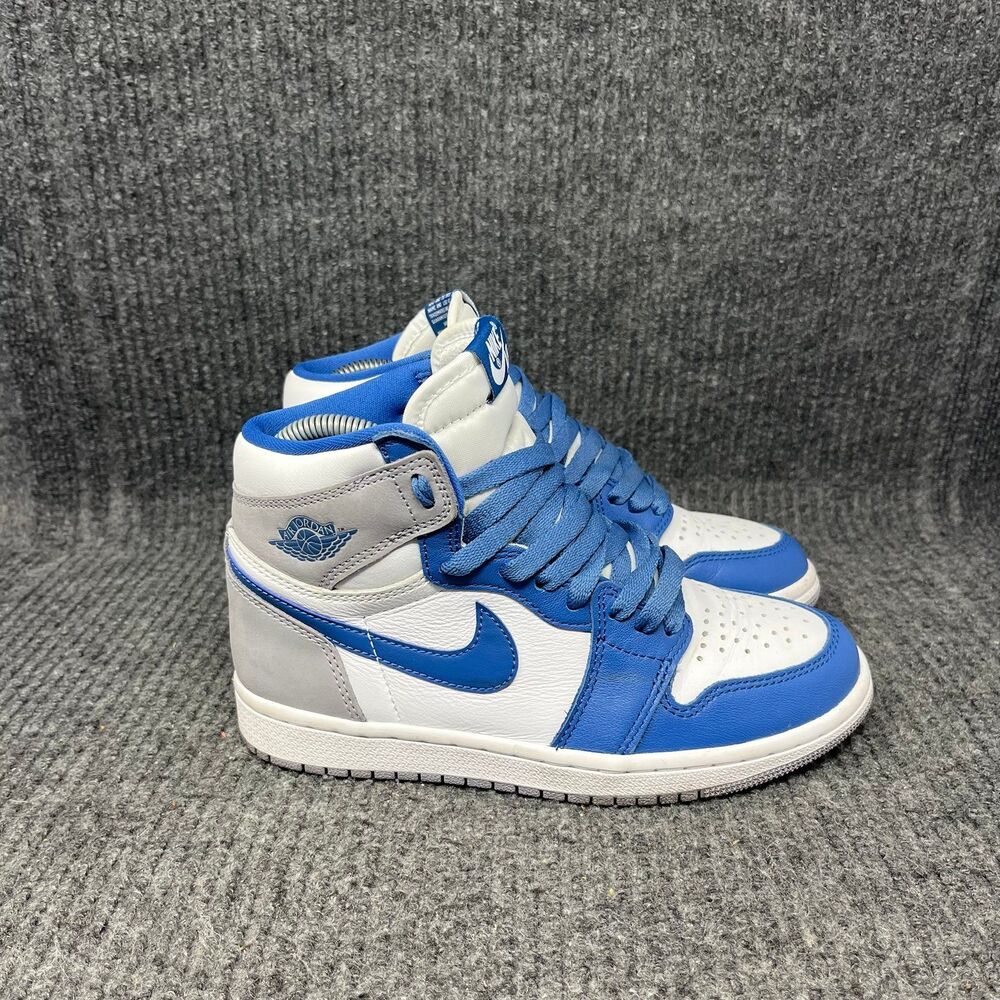 Nike Air Jordan 1 Retro OG High True Blue Grey Womens 5.5 (Men’s 4) DZ5485-410
